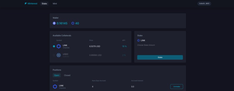 Minterest – screenshot 1