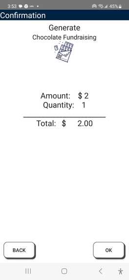 Chocolate Fundraising – screenshot 6