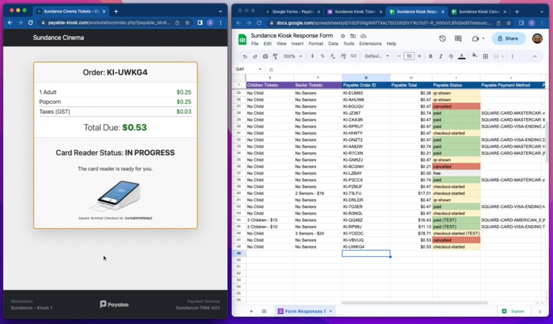Google Forms - Payable Kiosk – screenshot 5