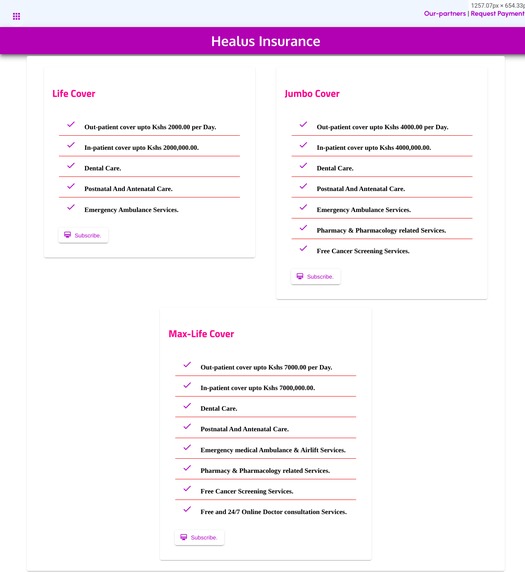 Healus Assurance – screenshot 5