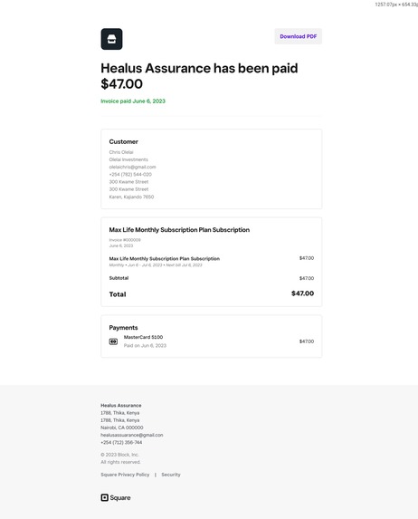 Healus Assurance – screenshot 7