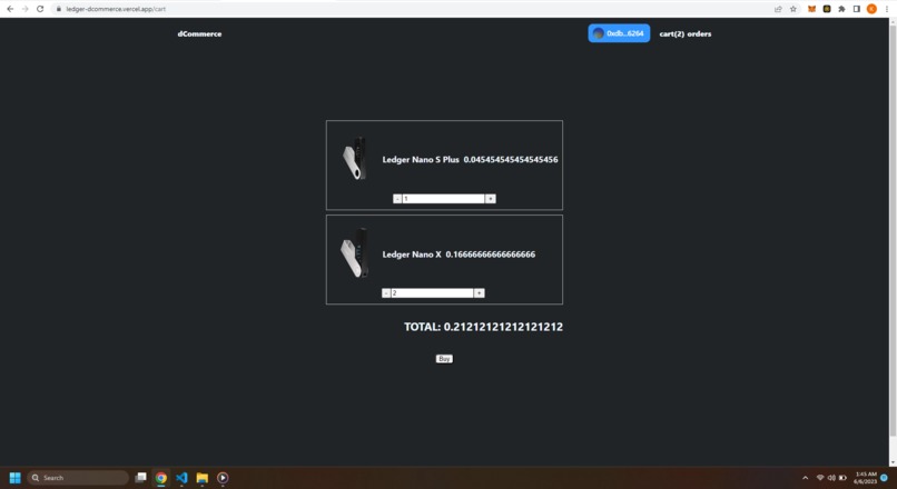 dCommerce – screenshot 3