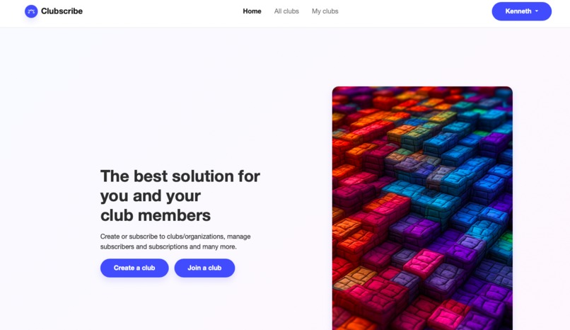 Clubscribe – screenshot 1