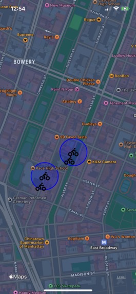 CycleApp – screenshot 2