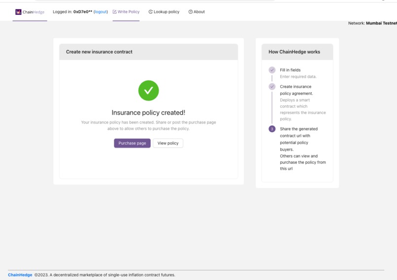 ChainHedge – screenshot 3