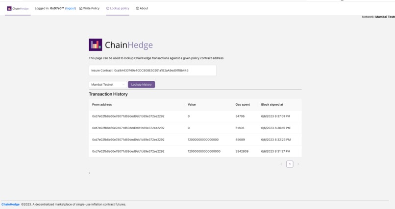 ChainHedge – screenshot 6