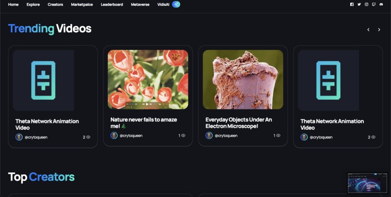 Vidispark – screenshot 1