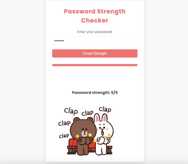 Password Strength Checker – screenshot 1