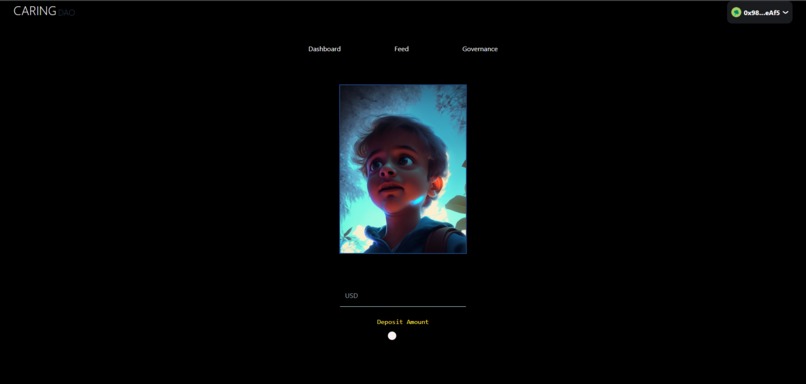 CaringDAO – screenshot 6