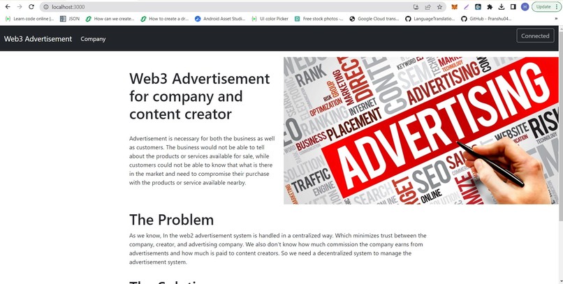 Web3 Advertisement System – screenshot 2