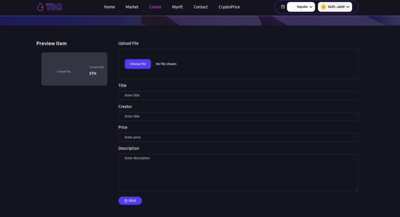 The Nft Marketplace – screenshot 1