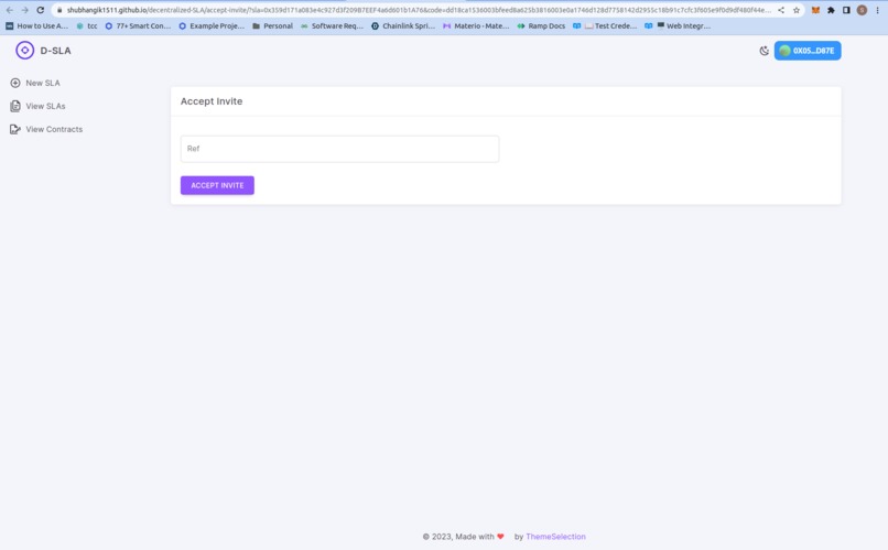 Decentralized SLA – screenshot 6