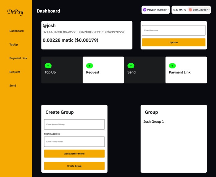 DePay – screenshot 1