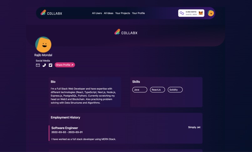 CollabX – screenshot 3