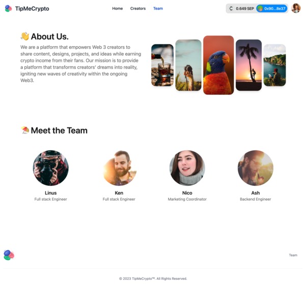TipMeCrypto.me – screenshot 3