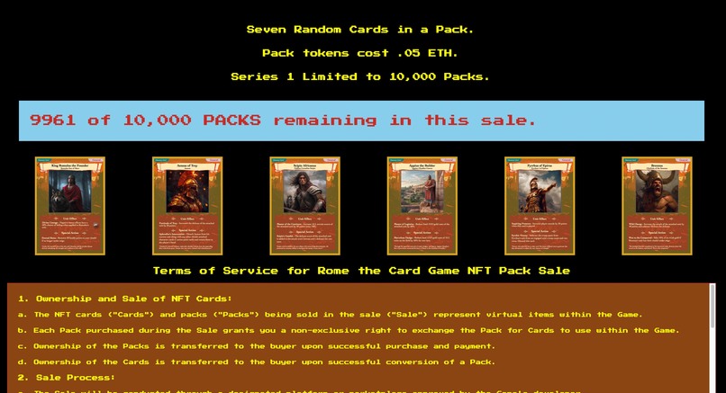 Rome Card Game – screenshot 1