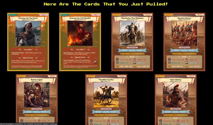 Rome Card Game – screenshot 2