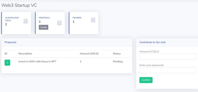 CeloClub – screenshot 1
