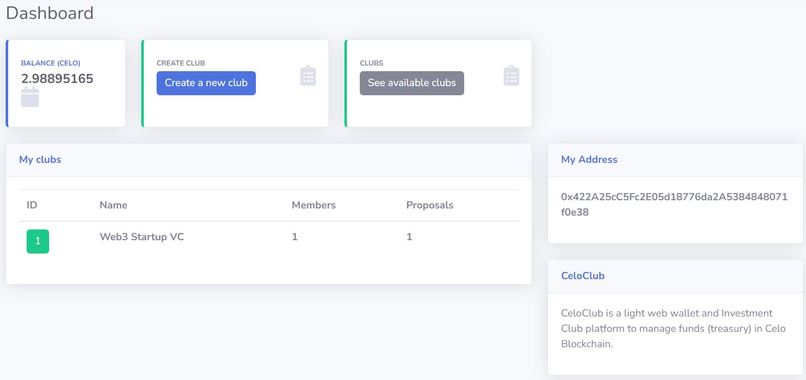 CeloClub – screenshot 4