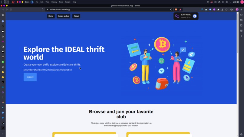 Yellow Finance – screenshot 1