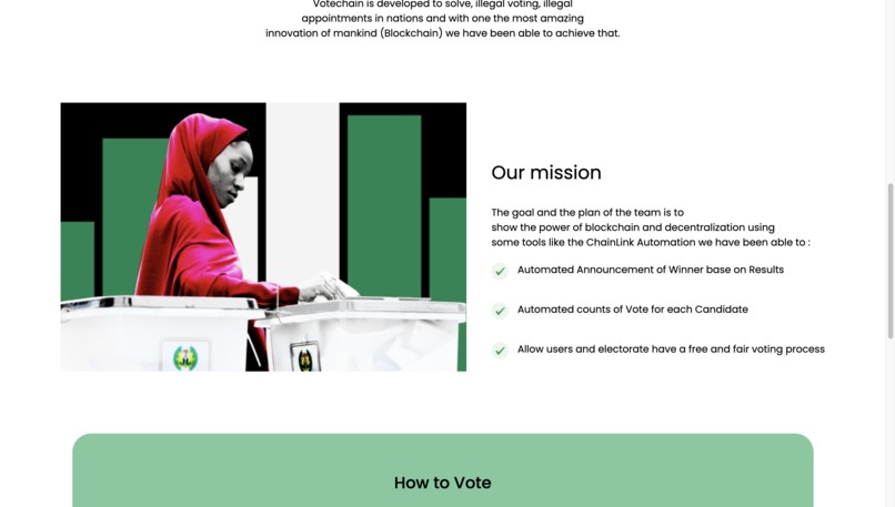 Votechain – screenshot 3