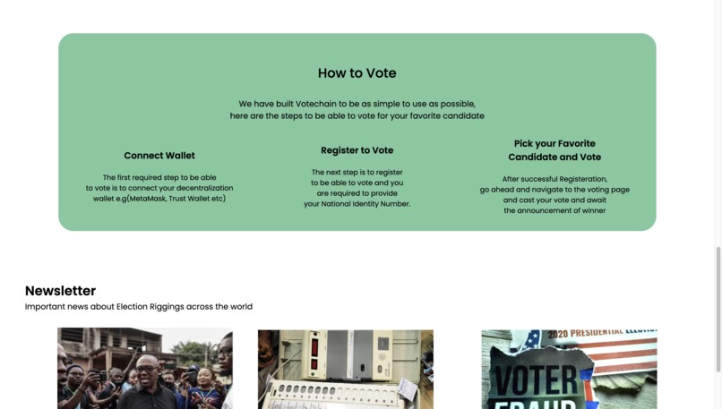 Votechain – screenshot 4