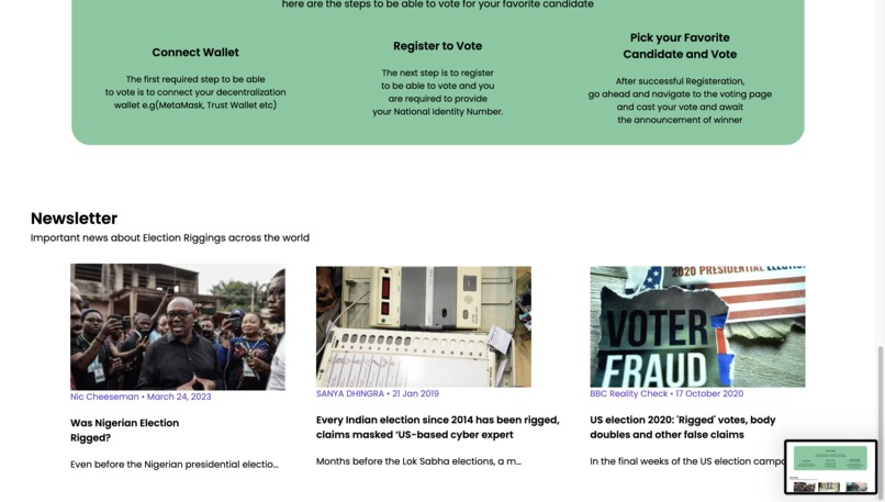 Votechain – screenshot 5