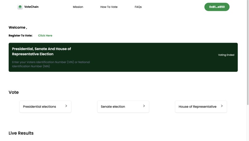 Votechain – screenshot 7