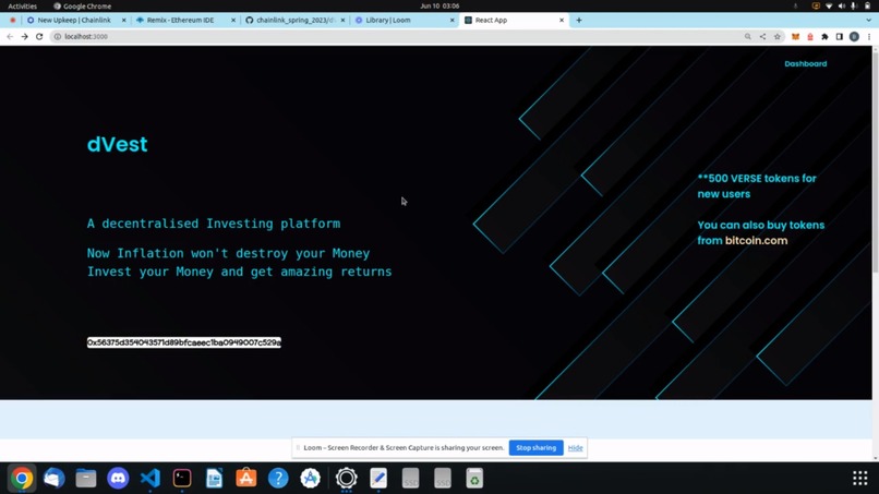 dVest – screenshot 1