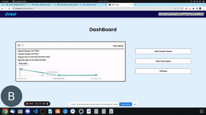 dVest – screenshot 2
