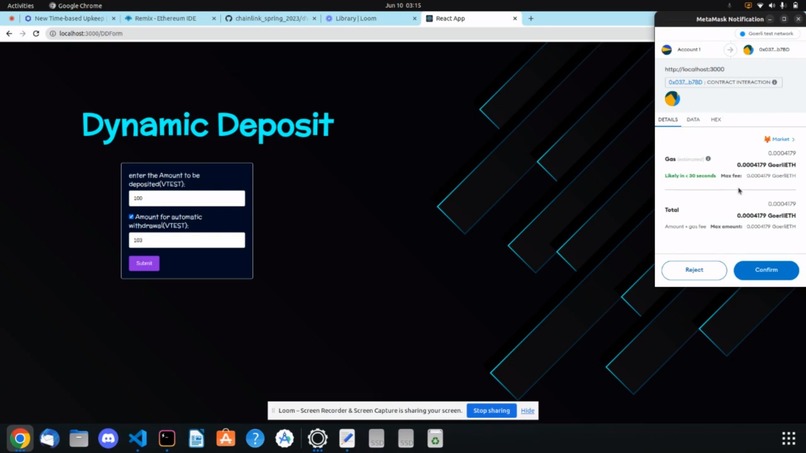 dVest – screenshot 3