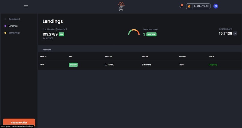 GainX DAO – screenshot 6