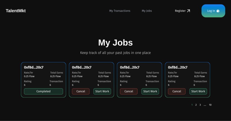 Talent Mkt – screenshot 1