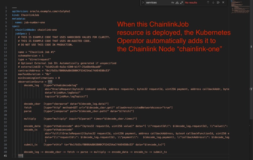 Chainlink Kubernetes Operator – screenshot 4