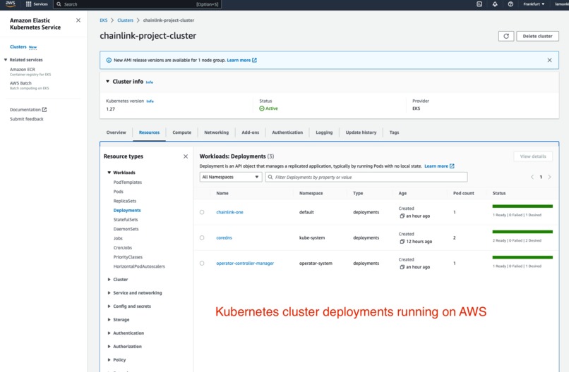 Chainlink Kubernetes Operator – screenshot 5