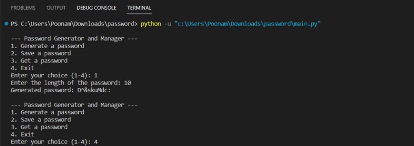  Password Generator and Manager – screenshot 1