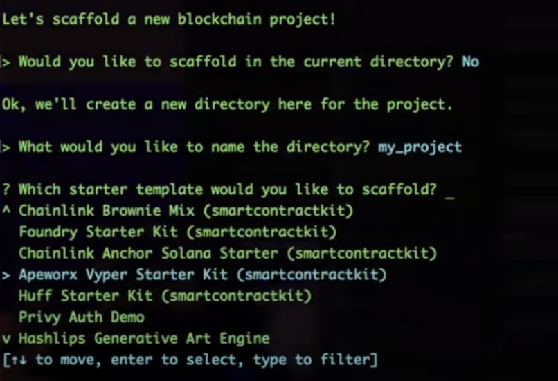 Super Blockchain Scaffolder – screenshot 3