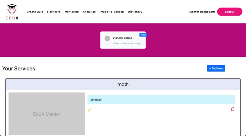EduX – screenshot 6