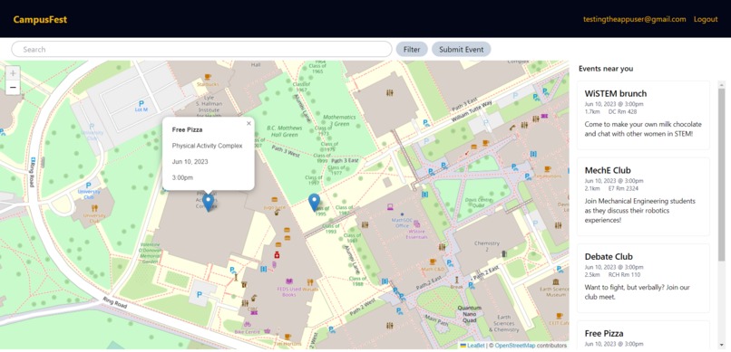 CampusFest – screenshot 2