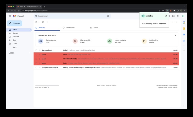 Phishy – screenshot 2