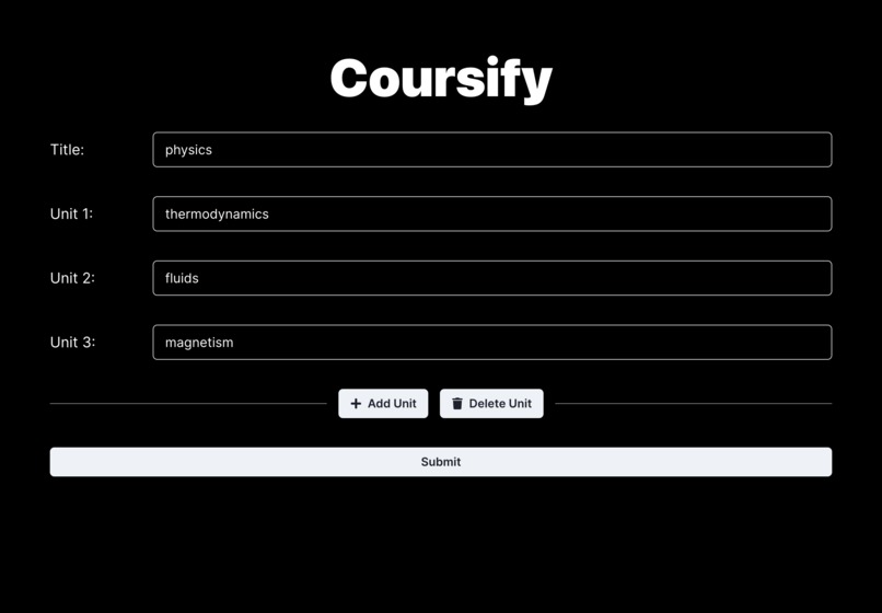 Coursify – screenshot 1