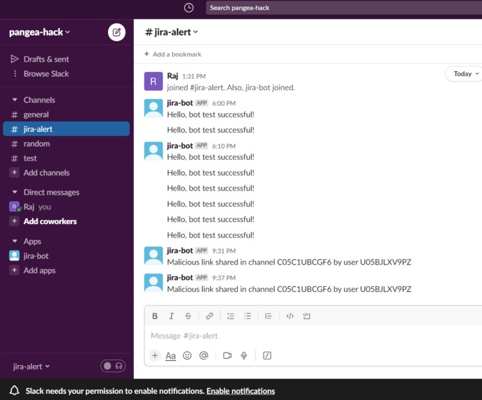 Slack Sentry – screenshot 2