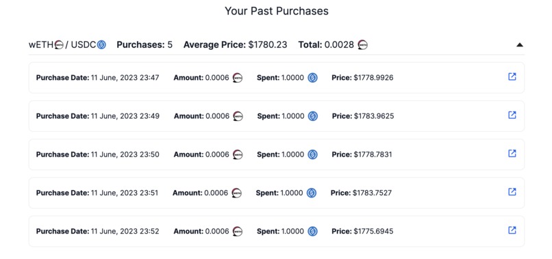 EasyDCA – screenshot 3