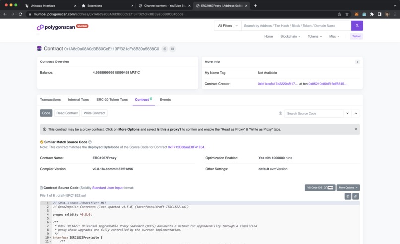 Chainlink ERC4337 Account Abstractions – screenshot 2