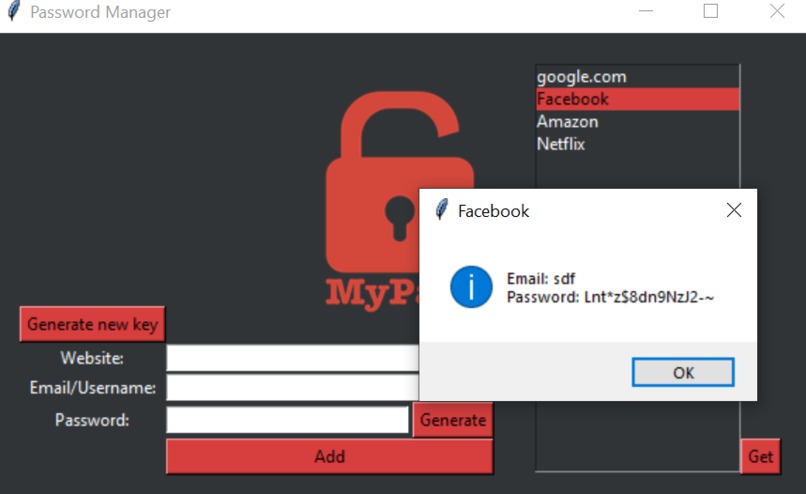Password Manager – screenshot 3