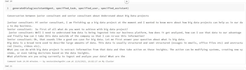 ACAD - Autonomous Conversational Agents with Dolly – screenshot 4