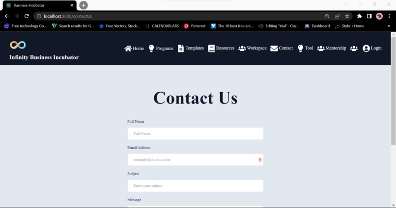 Infinity Business Incubator – screenshot 11