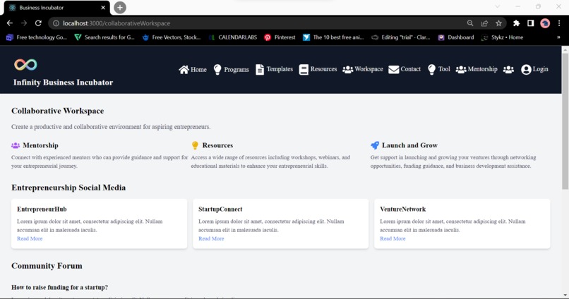 Infinity Business Incubator – screenshot 9