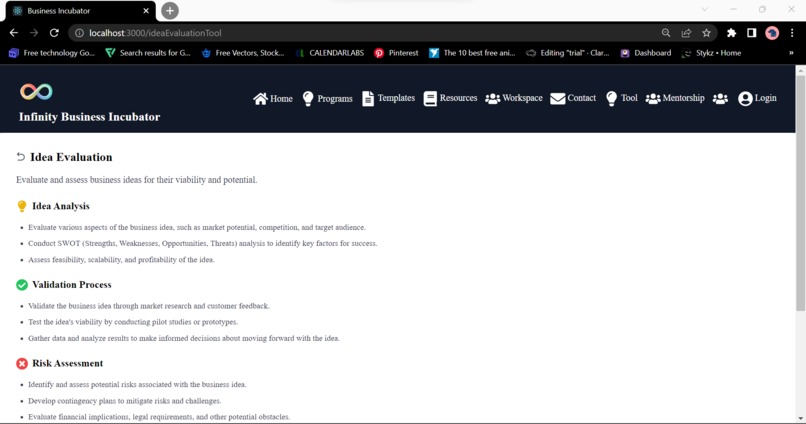 Infinity Business Incubator – screenshot 8