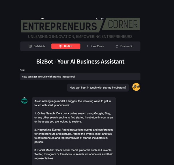 Entrepreneurs-Corner – screenshot 3